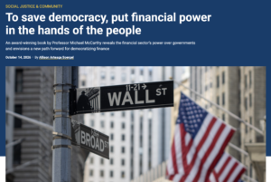 Read more about the article AWARD-WINNING BOOK ON PUBLIC BANKING GREW OUT OF PUBLIC BANK LA